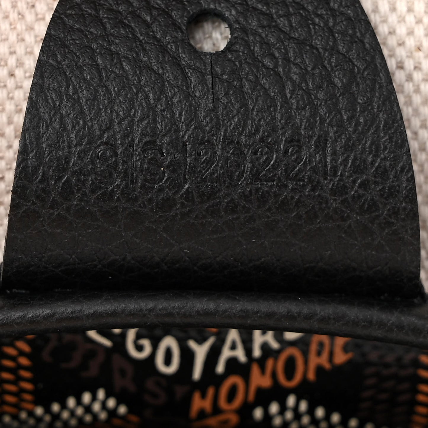 Goyardine Artois PM Black