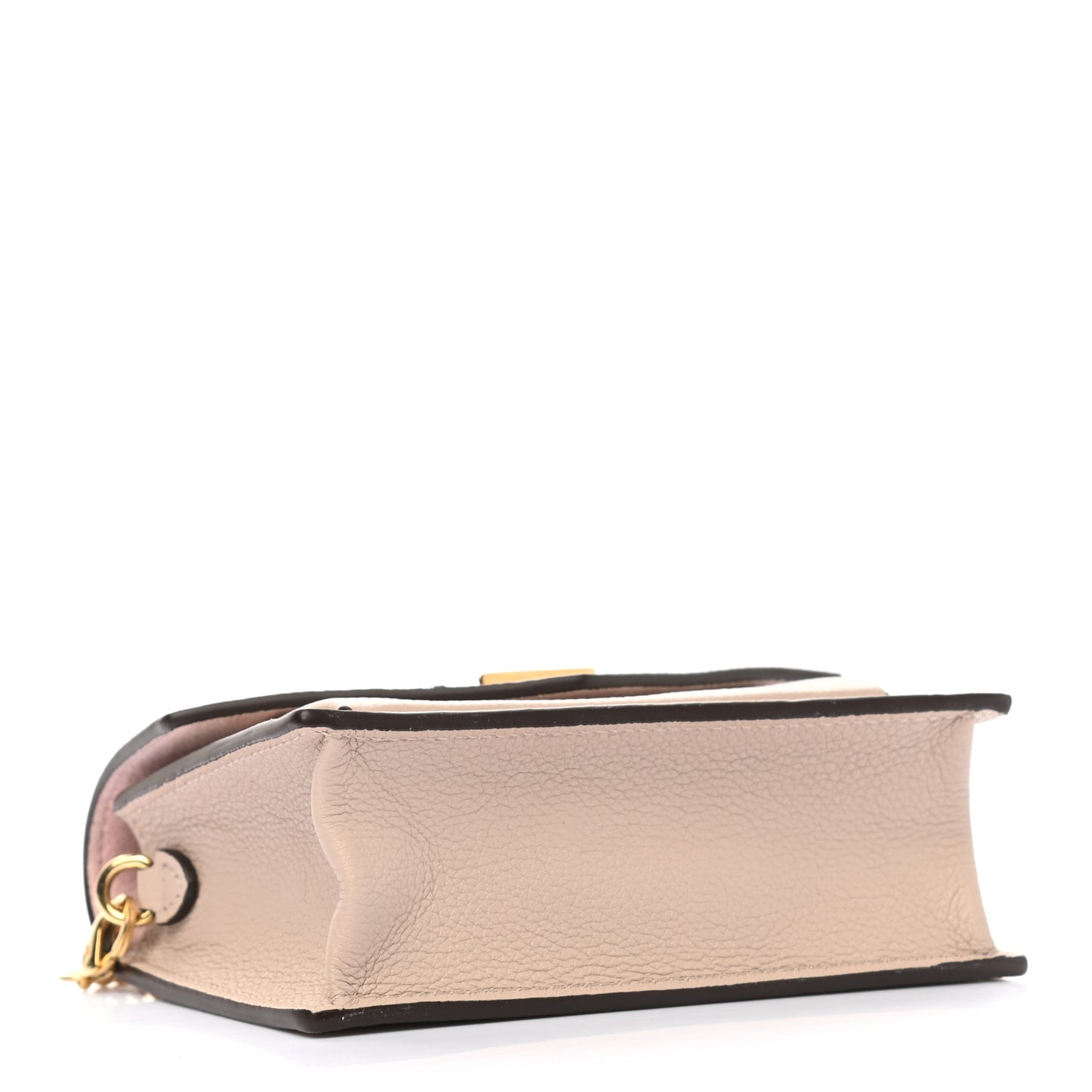 Soft Calfskin Mini My Lockme Chain Pochette Greige