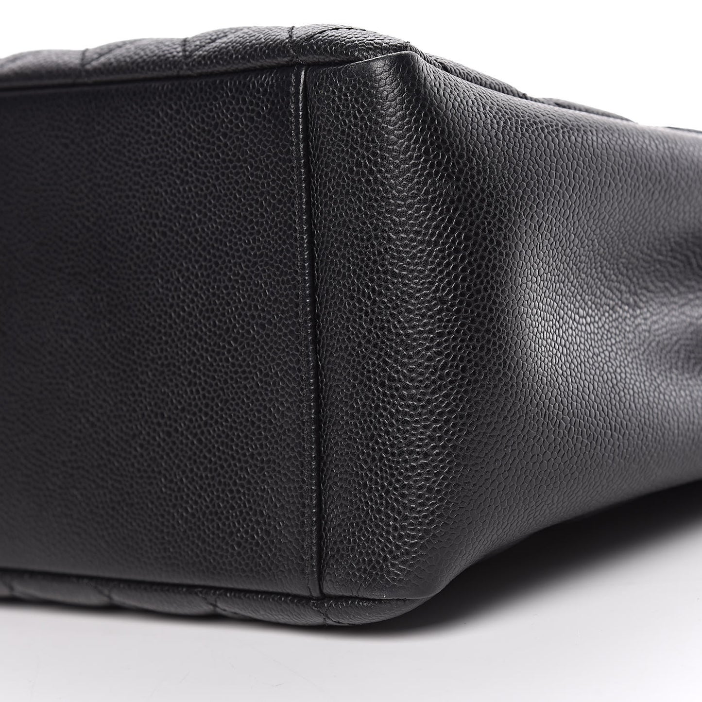 Caviar Quilted Grand Shopping Tote GST Black