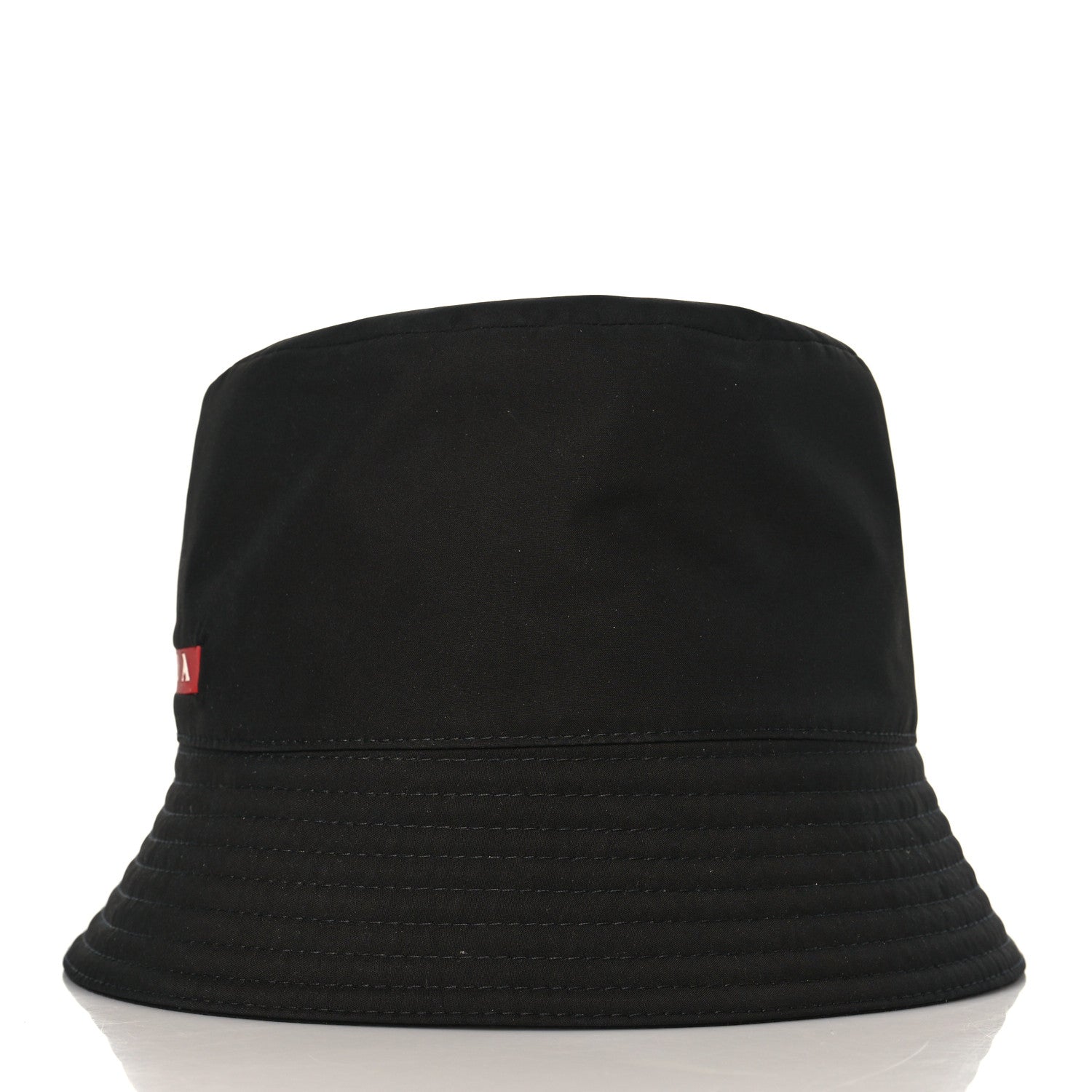 Prada Technical Nylon Linea Rossa Bucket Hat M Black 4 of 8