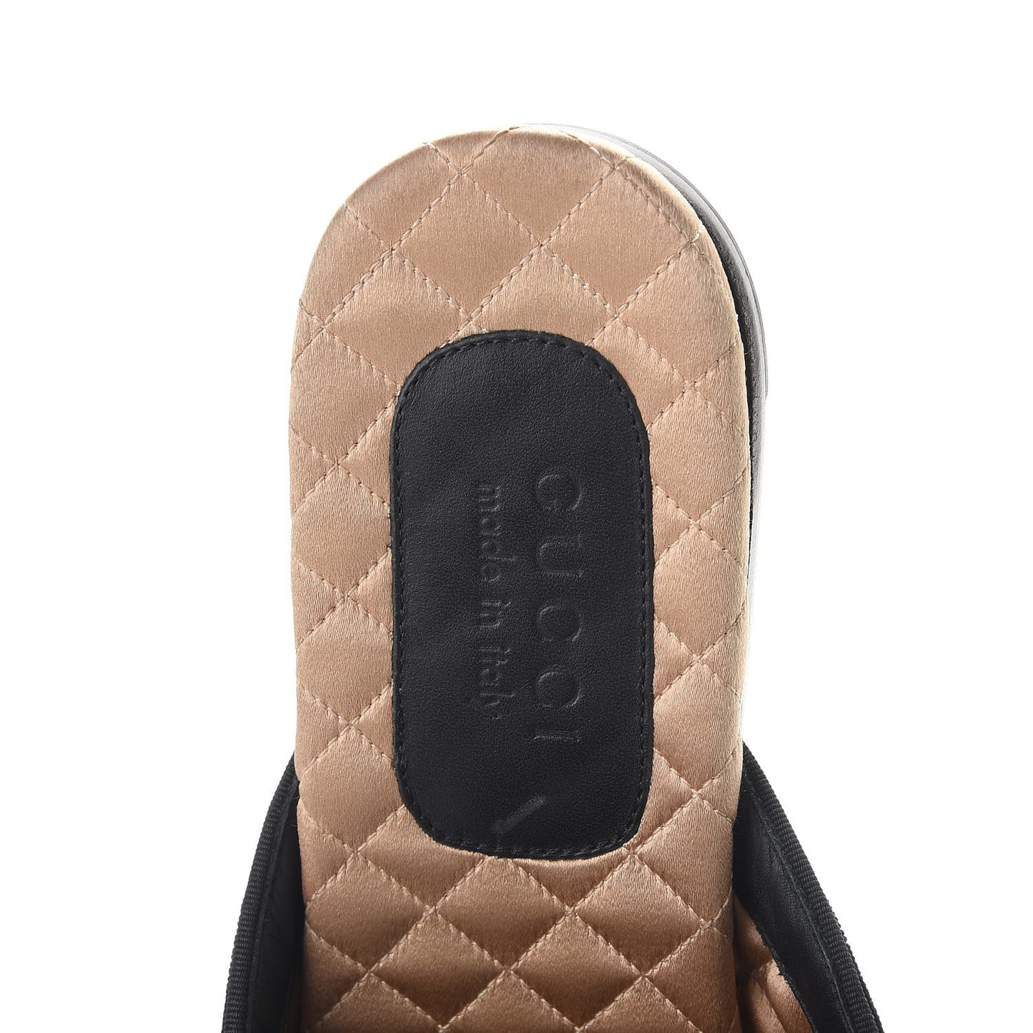 Velvet Crystal Snake Embellished Mens Lawrence Slippers 8 Black