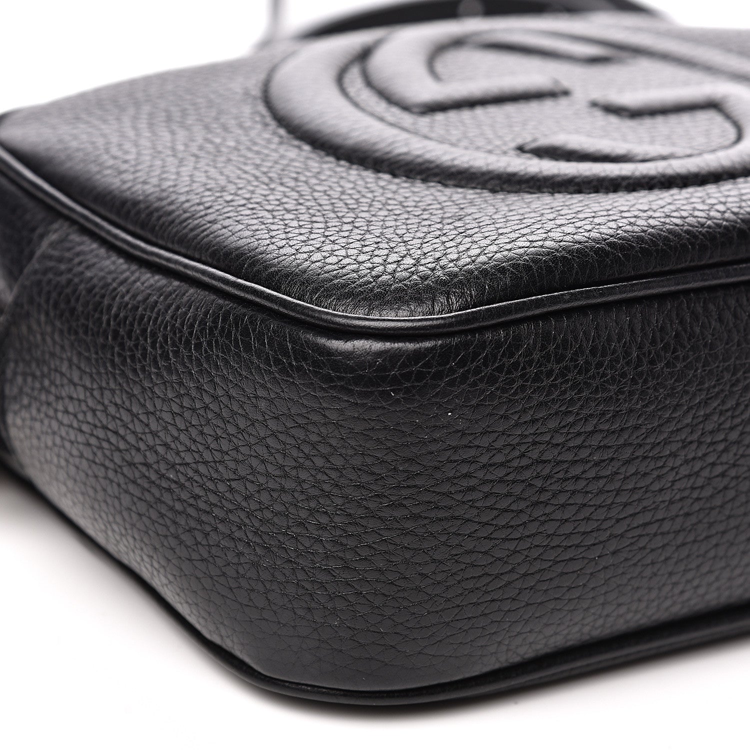 Gucci Pebbled Calfskin Small Soho Disco Bag Black 8 of 13