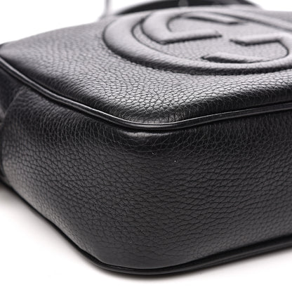 Gucci Pebbled Calfskin Small Soho Disco Bag Black 8 of 13
