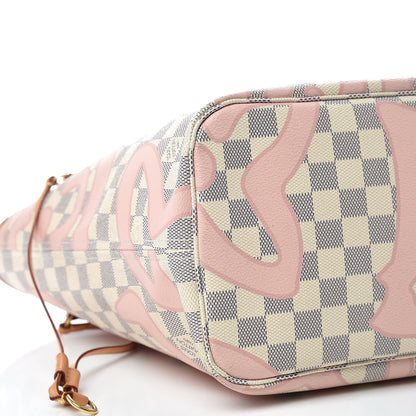 Louis Vuitton Damier Azur Tahitienne Neverfull MM 6 of 16