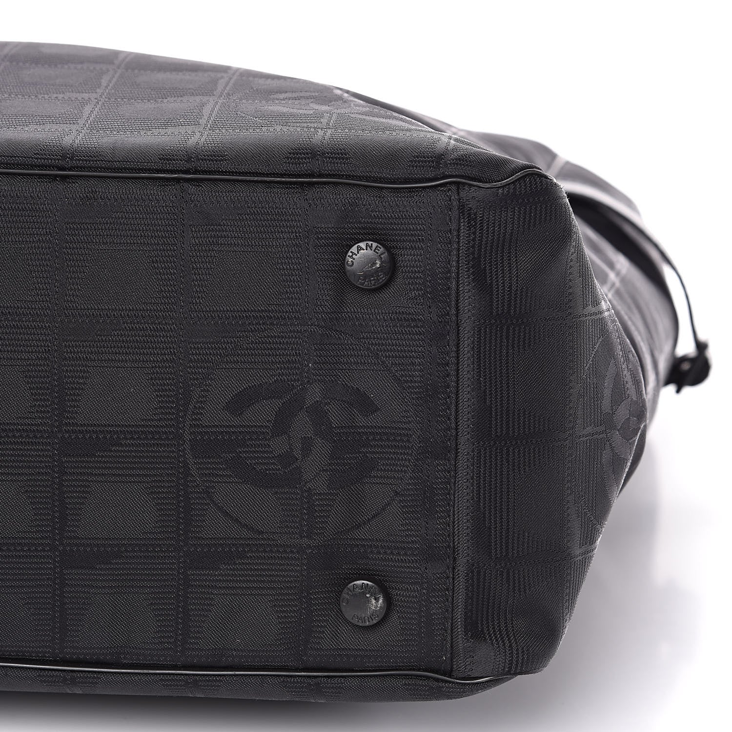 Chanel Nylon Large Travel Tote Black 11 of 14