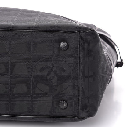 Chanel Nylon Large Travel Tote Black 11 of 14