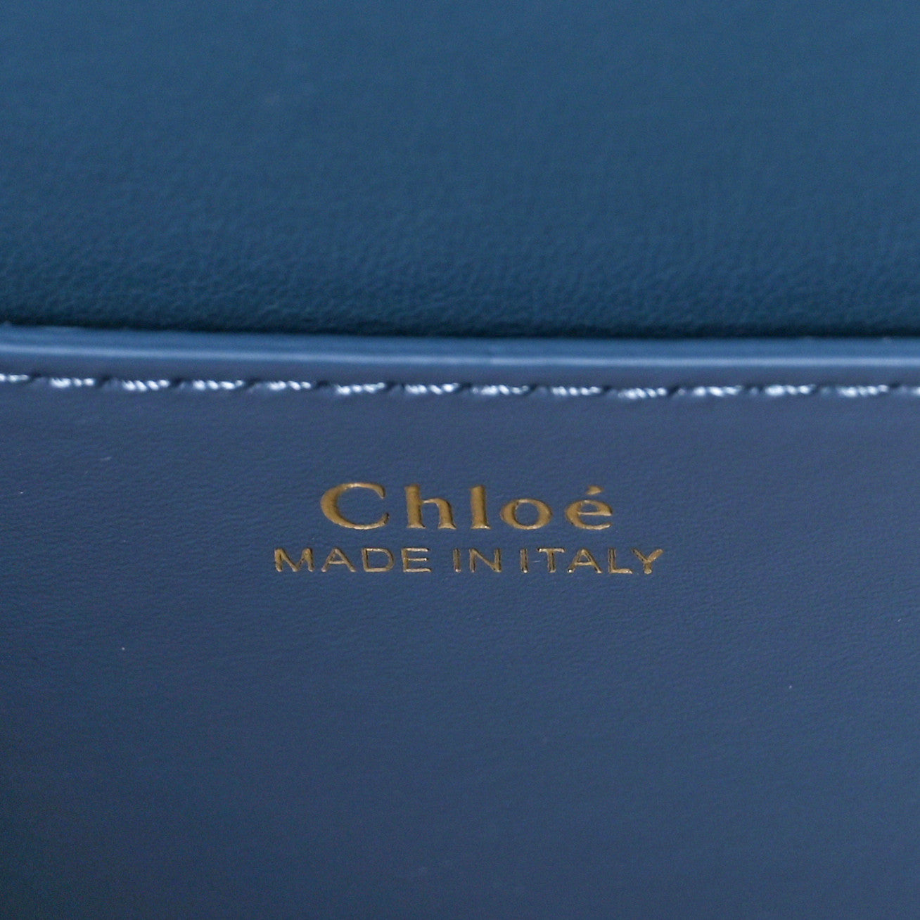 Chloe Calfskin Kattie Shoulder Bag Blue 6 of 8