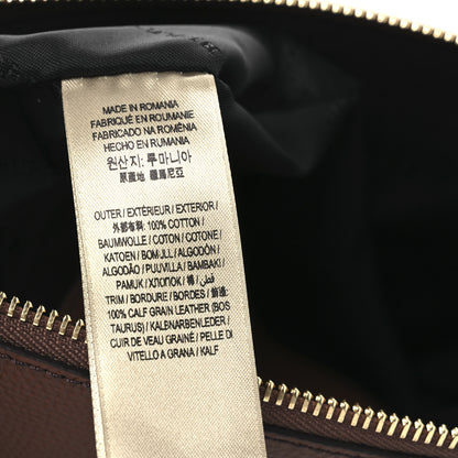 Burberry Horseferry Check Peyton Crossbody Clutch Bag Brown 7 of 10