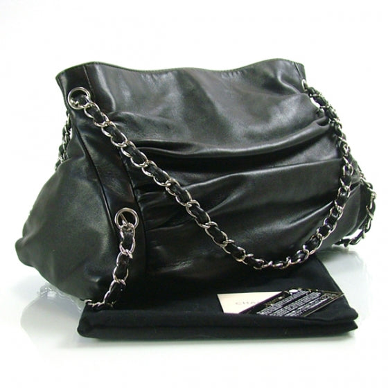 Lambskin SHARPEI Large Bag Black