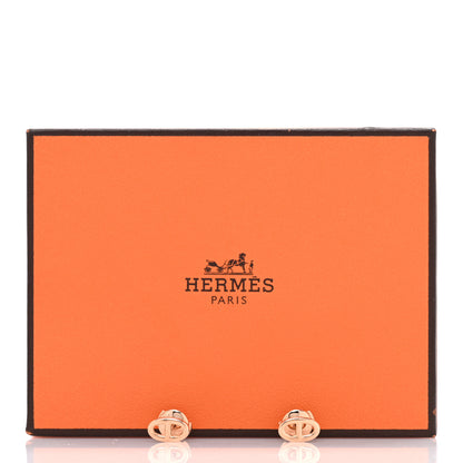 Hermes 18K Rose Gold TPM Farandole Stud Earrings 5 of 5