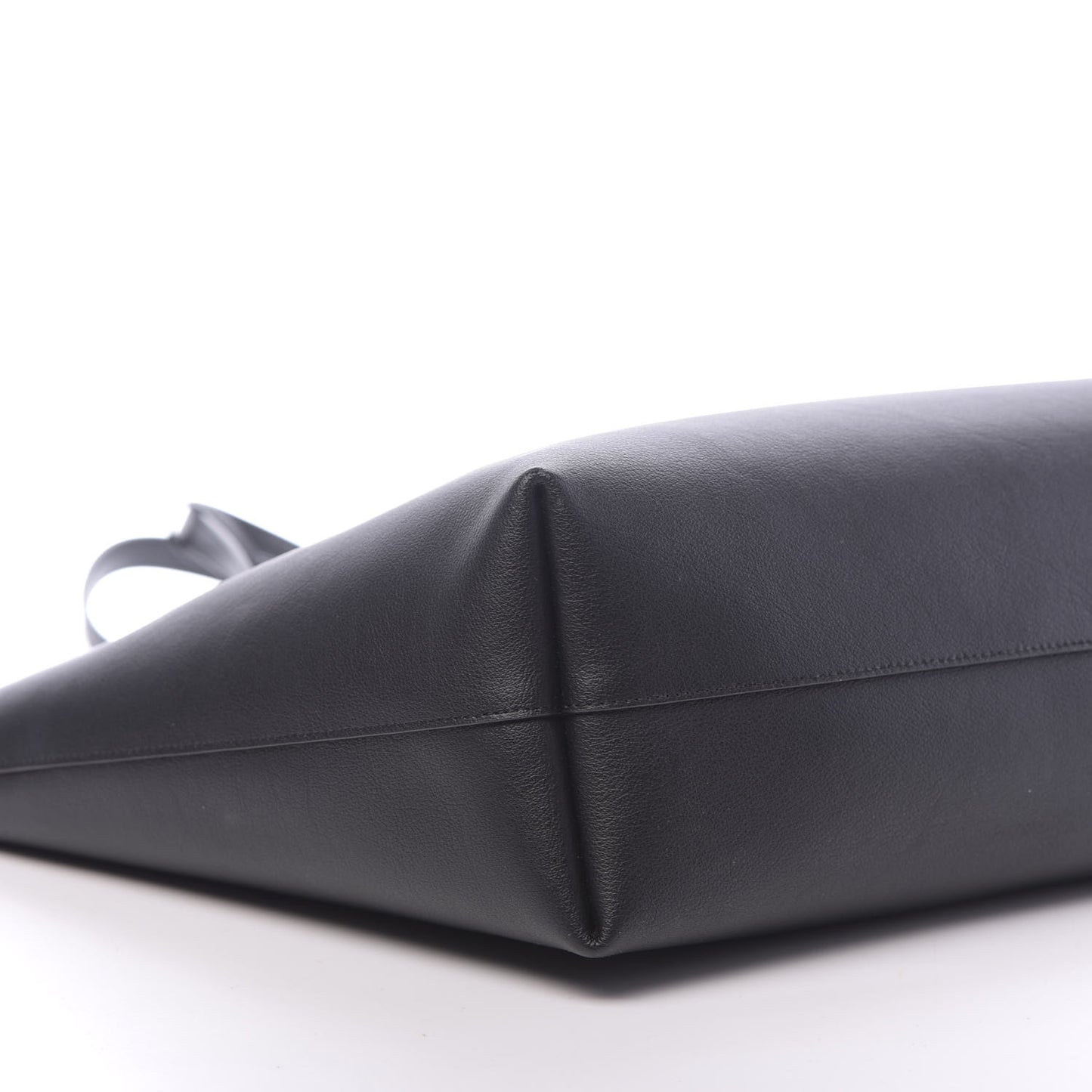 Calfskin Large Shopping Tote Black