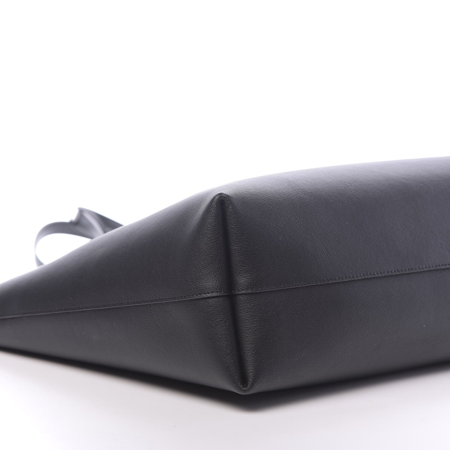 Saint Laurent Calfskin Large Shopping Tote Black 9 of 10