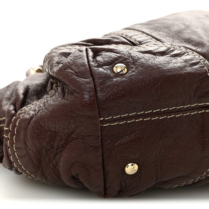 Gucci Calfskin Horsebit Medium Nail Boston Brown 9 of 11