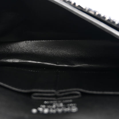 Chanel Tweed Quilted Medium Double Flap Black 5 of 11