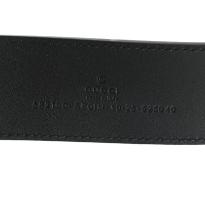 Gucci Calfskin Crystal Double G 40mm Belt 90 36 Black 5 of 7