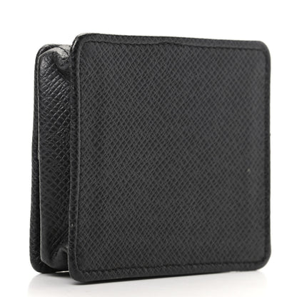 Louis Vuitton Taiga Porte-Monnaie Boite Coin Purse Black 3 of 7