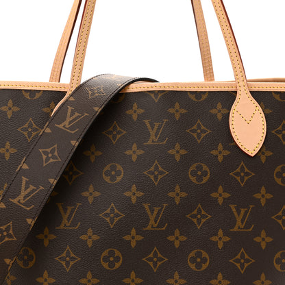 Louis Vuitton Monogram Stamped Inside Out Neverfull Bandouliere GM Beige 8 of 12