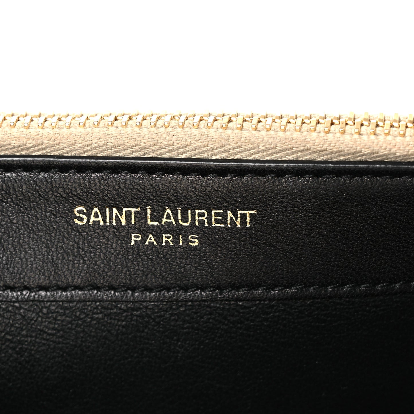 Metallic Calfskin Classic Monogram Kate Tassel Chain Wallet Platine