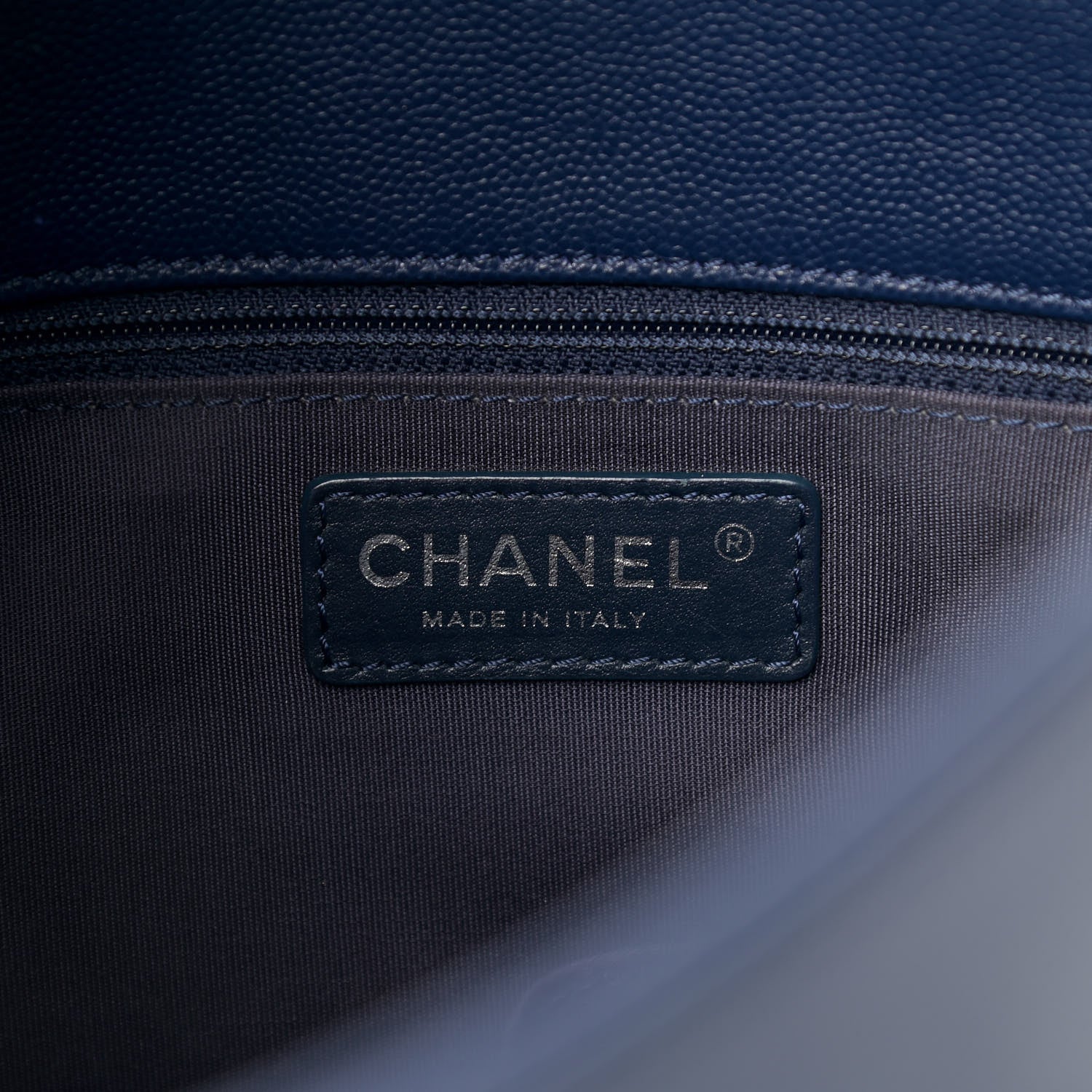 Chanel Caviar Quilted Small Urban Delight Tote Blue 6 of 9