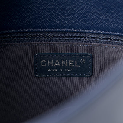 Chanel Caviar Quilted Small Urban Delight Tote Blue 6 of 9
