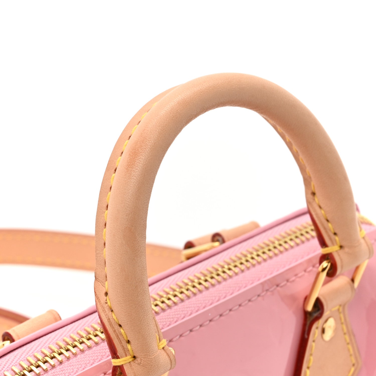 Louis Vuitton Vernis Monogram Nano Speedy Mochi Pink 14 of 16