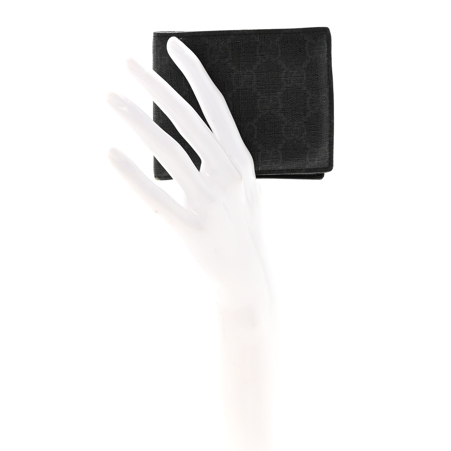 Gucci GG Supreme Monogram Bi-Fold Wallet Black 2 of 7