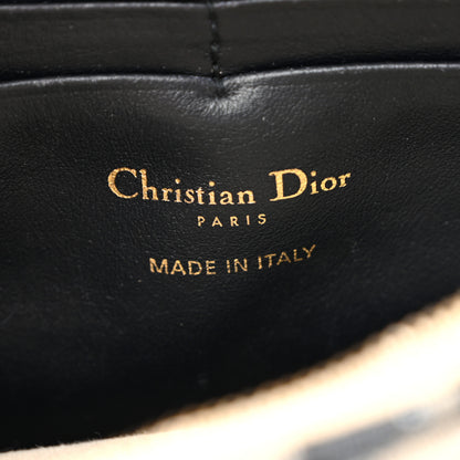 Christian Dior Oblique Saddle Chain Pouch Blue 6 of 12