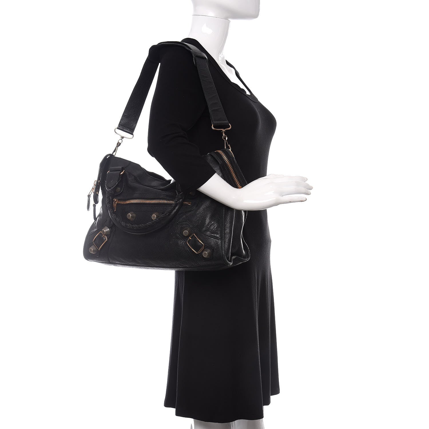 Balenciaga Agneau Giant 21 Rose Gold Hardware City Black 3 of 11