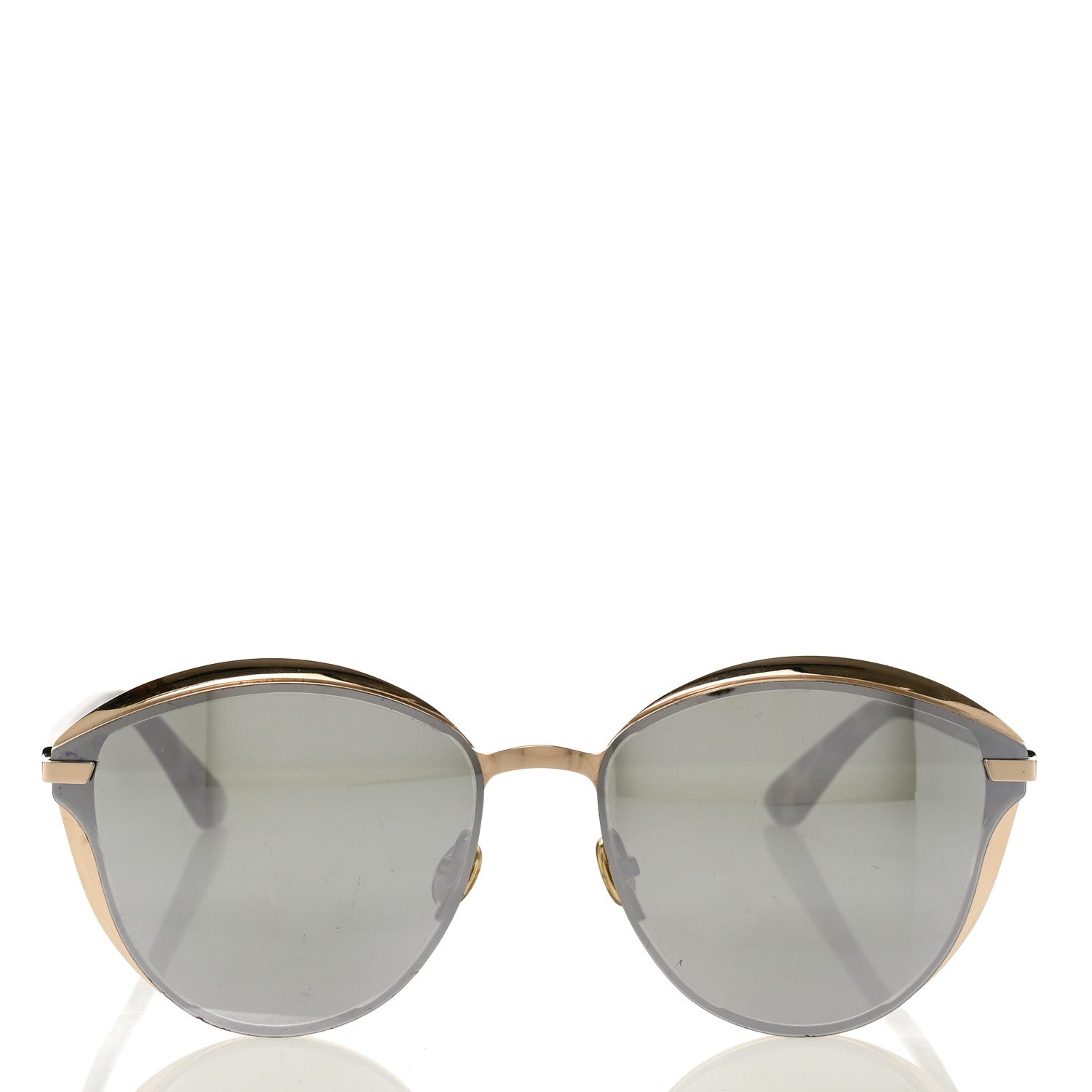 Christian Dior Round Mirrored Murmure Sunglasses Havana 2 of 7