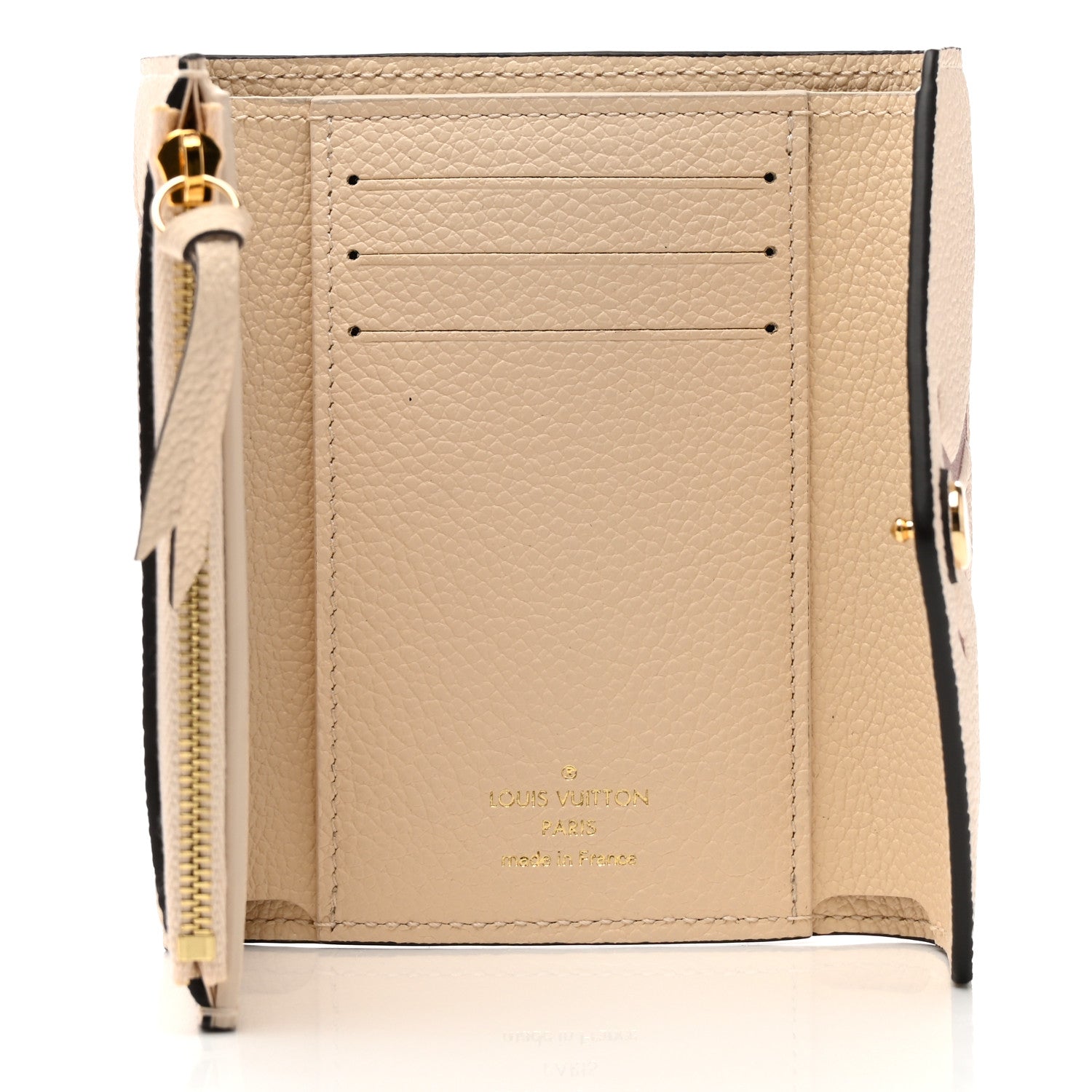 Louis Vuitton Empreinte Monogram Giant Victorine Wallet Creme Bois De Rose 5 of 6