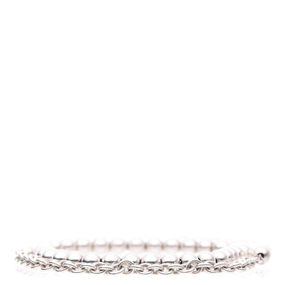 Tiffany Sterling Silver HardWear Bead Double Wrap Bracelet 1 of 5