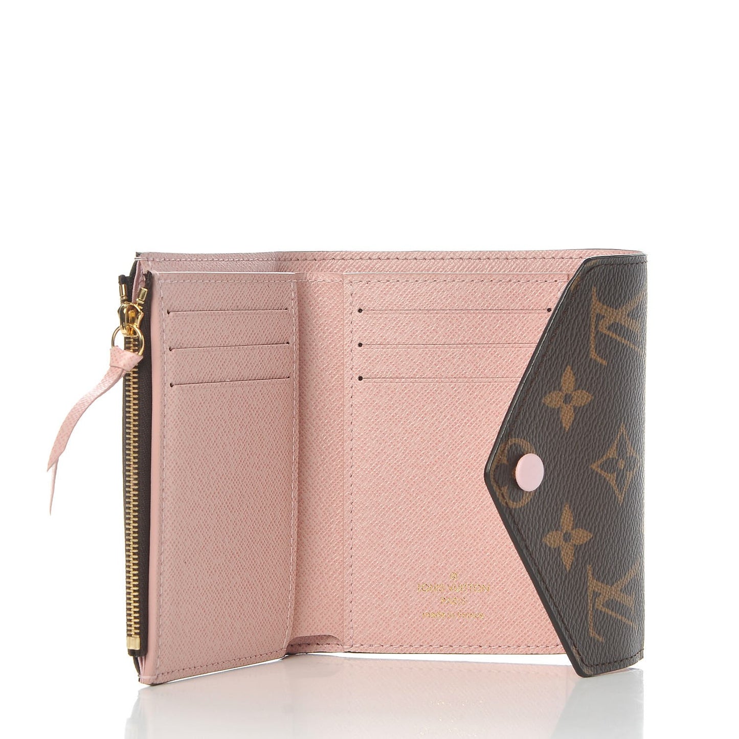 Monogram Victorine Wallet Rose Ballerine