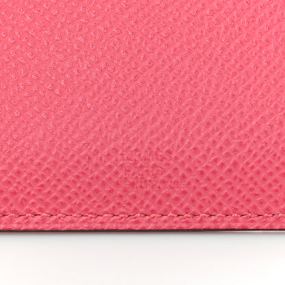 Hermes Epsom Tarmac PM Passport Holder Rose Azalee 6 of 10