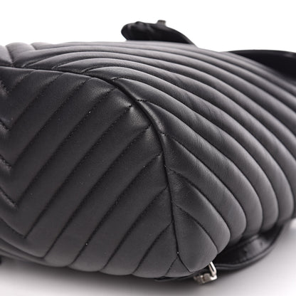 Chanel Lambskin Chevron Quilted Small Urban Spirit Backpack Black 10 of 10