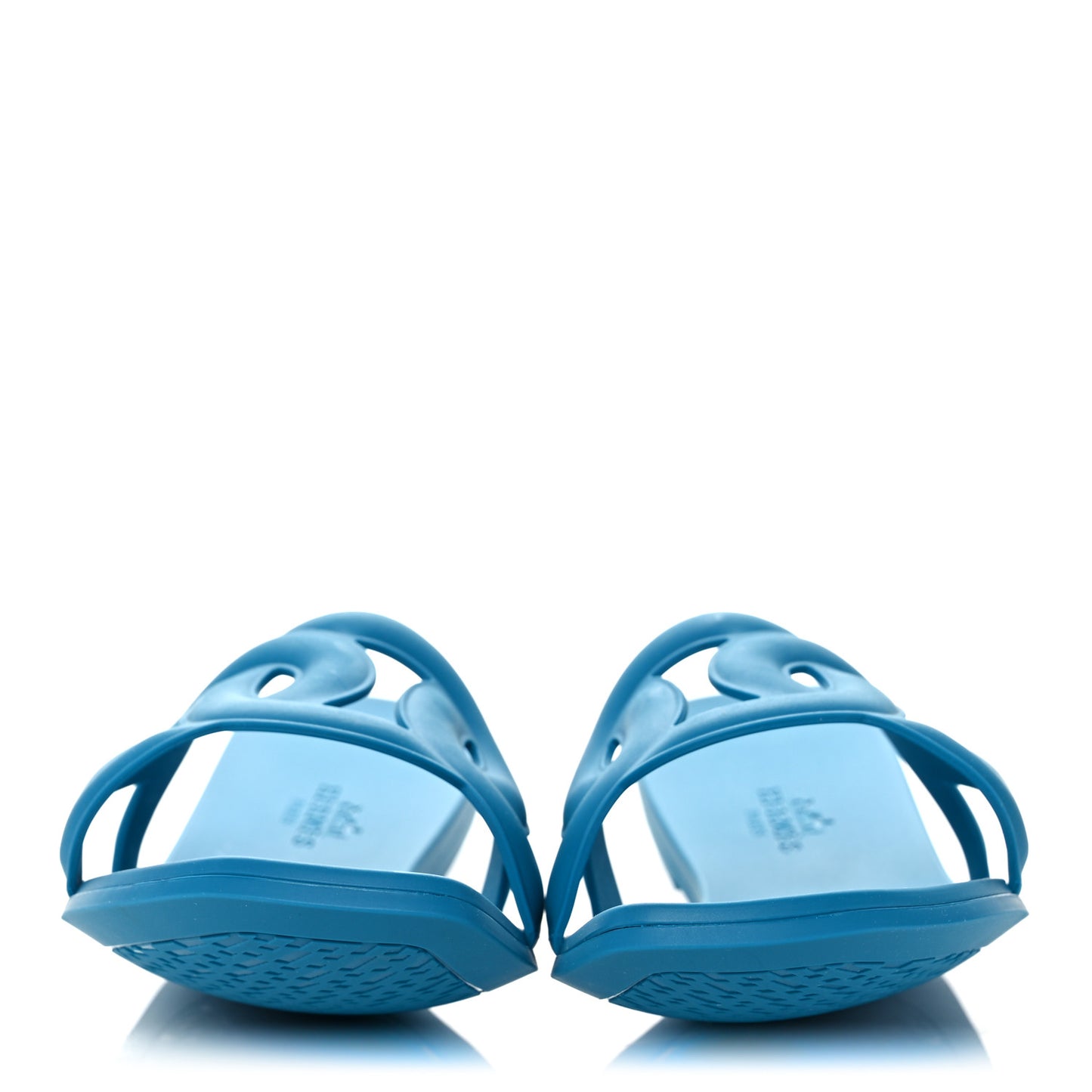 Rubber Aloha Sandals 38 Bleu Vif