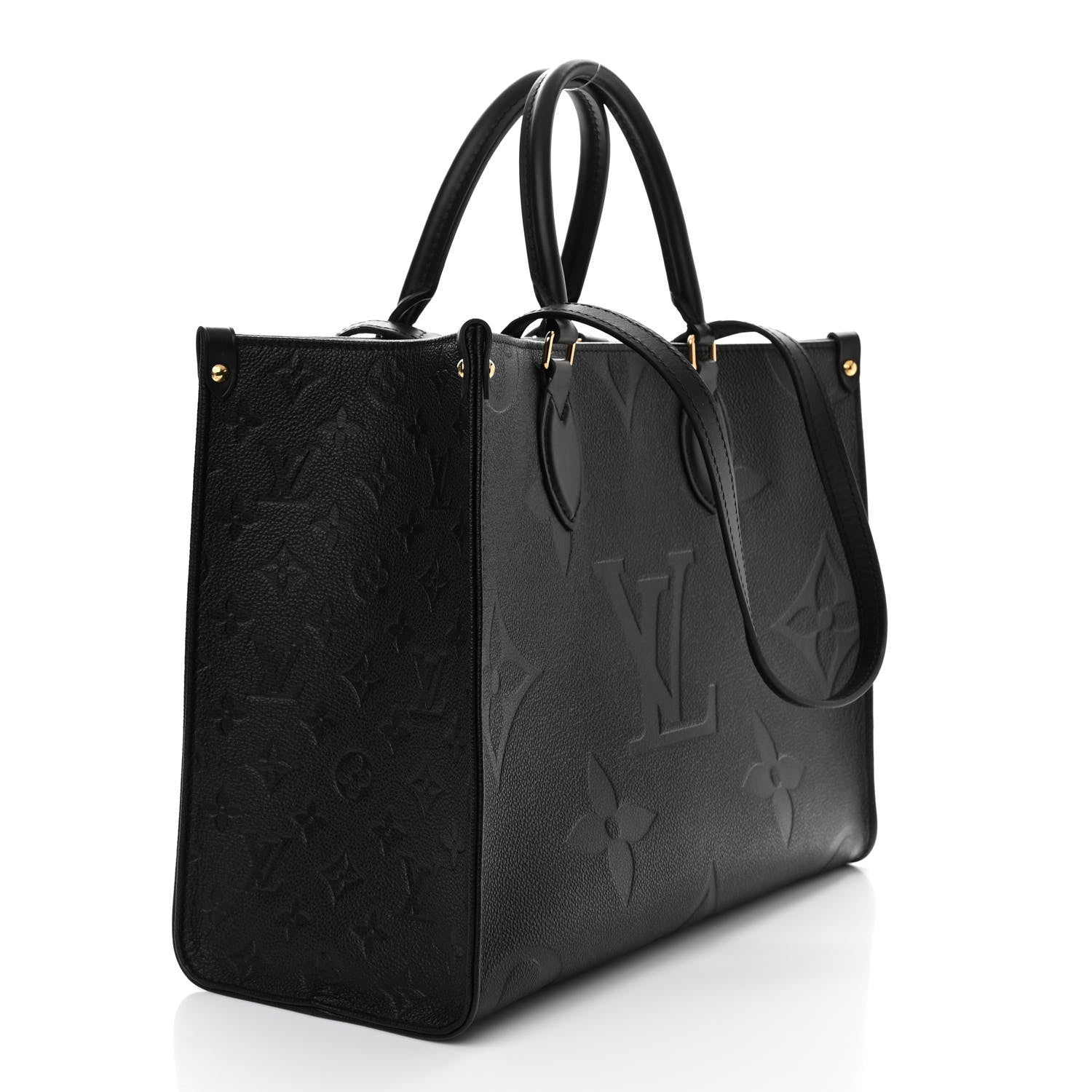 Louis Vuitton Empreinte Monogram Giant Onthego MM Black 3 of 12