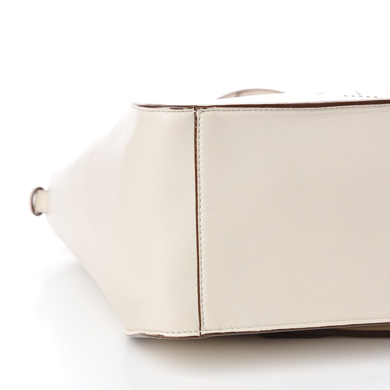 Stella McCartney Eco Alter Nappa Perforated Crossbody Tote White 8 of 10