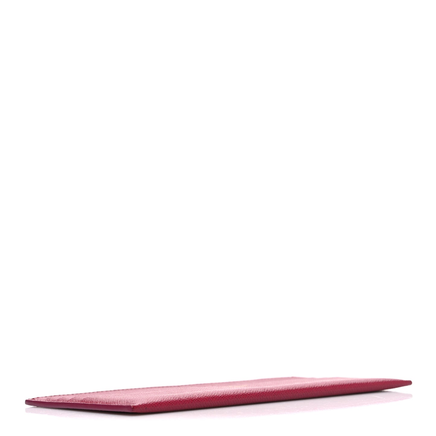 Calfskin Felicie Card Holder Insert Fuchsia