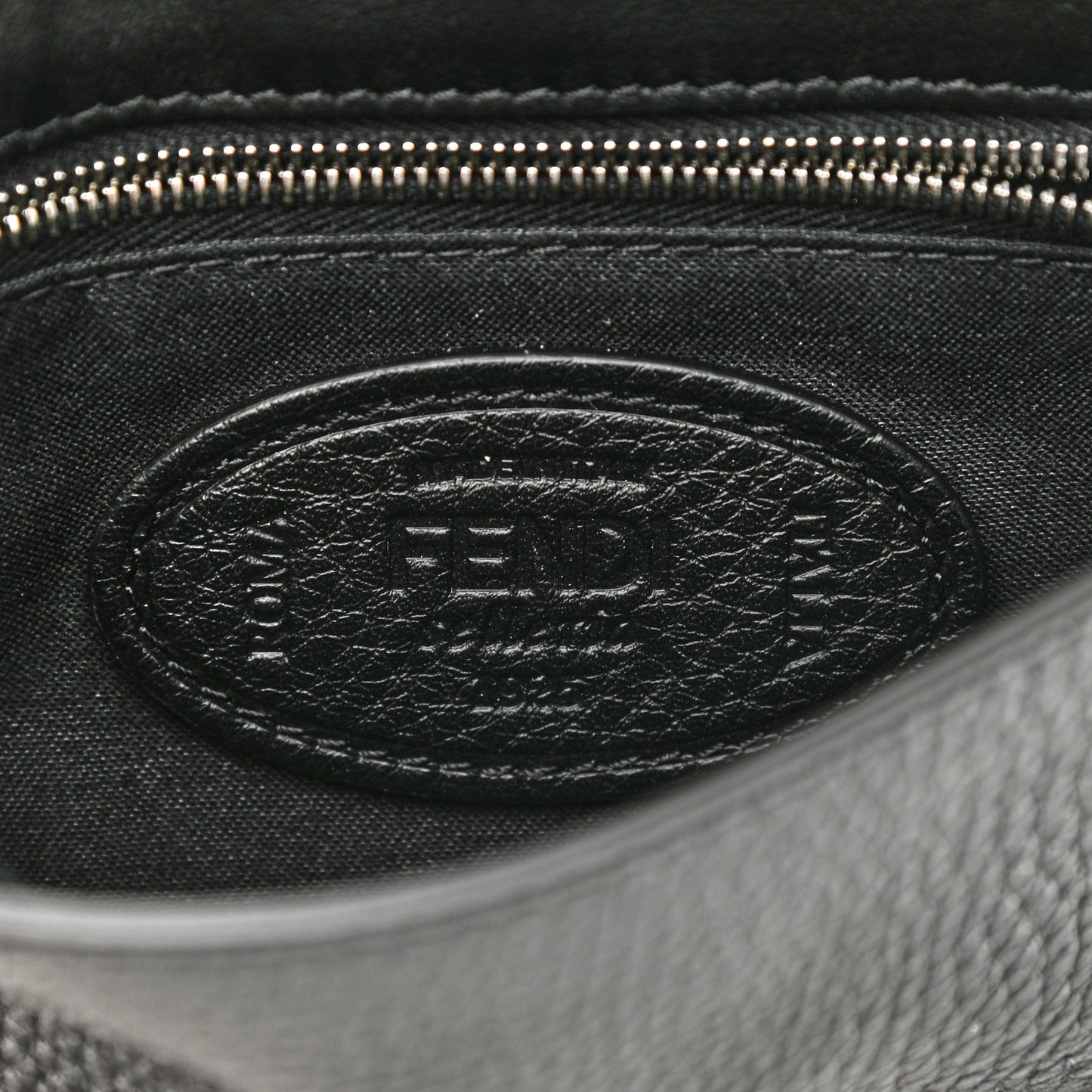 Cuoio Romano Selleria Baguette Belt Pouch Black