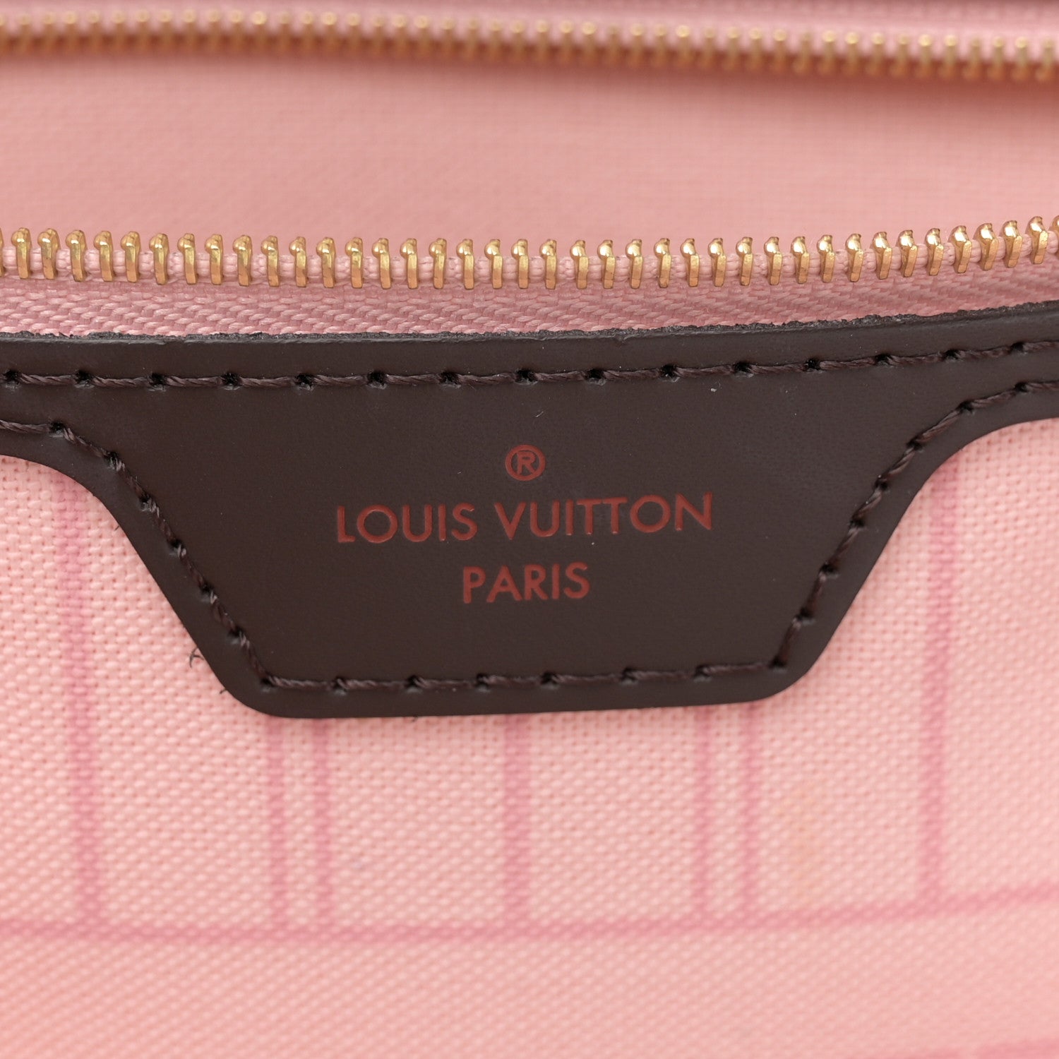 Louis Vuitton Damier Ebene Neo Neverfull MM Rose Ballerine 7 of 10