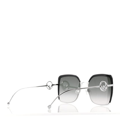 Fendi Metal Acetate F is Fendi Square Sunglasses FF 0294/S Silver 4 of 4