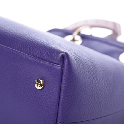 Christian Dior Calfskin Granville Tote Purple 13 of 13
