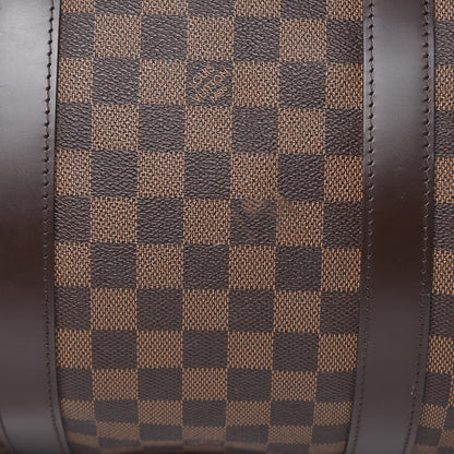 Louis Vuitton Damier Ebene Keepall Bandouliere 55 11 of 17