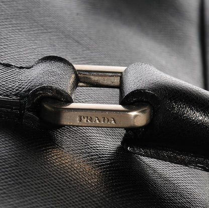 Prada Saffiano Travel Bag Nero Black 8 of 10