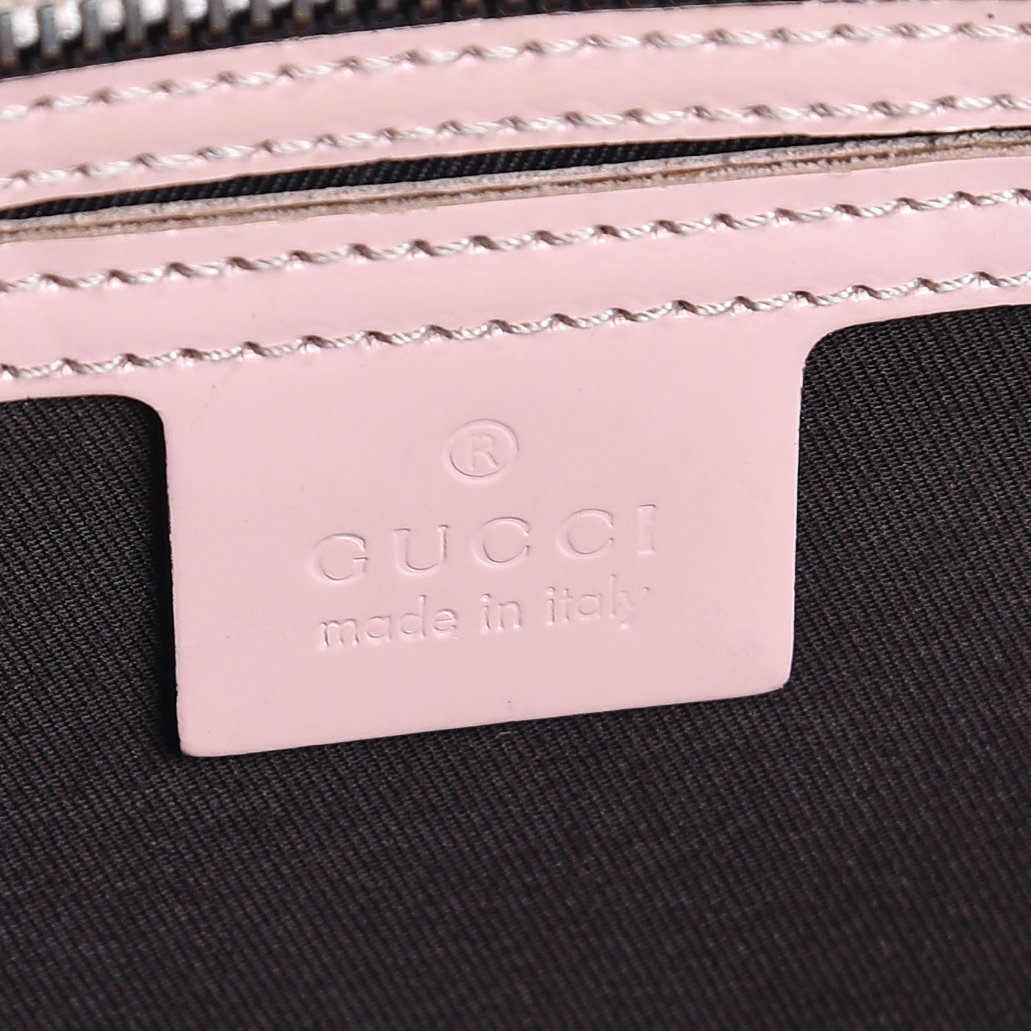 Gucci GG Supreme Monogram Medium Zippered Shopping Tote Pink 6 of 7