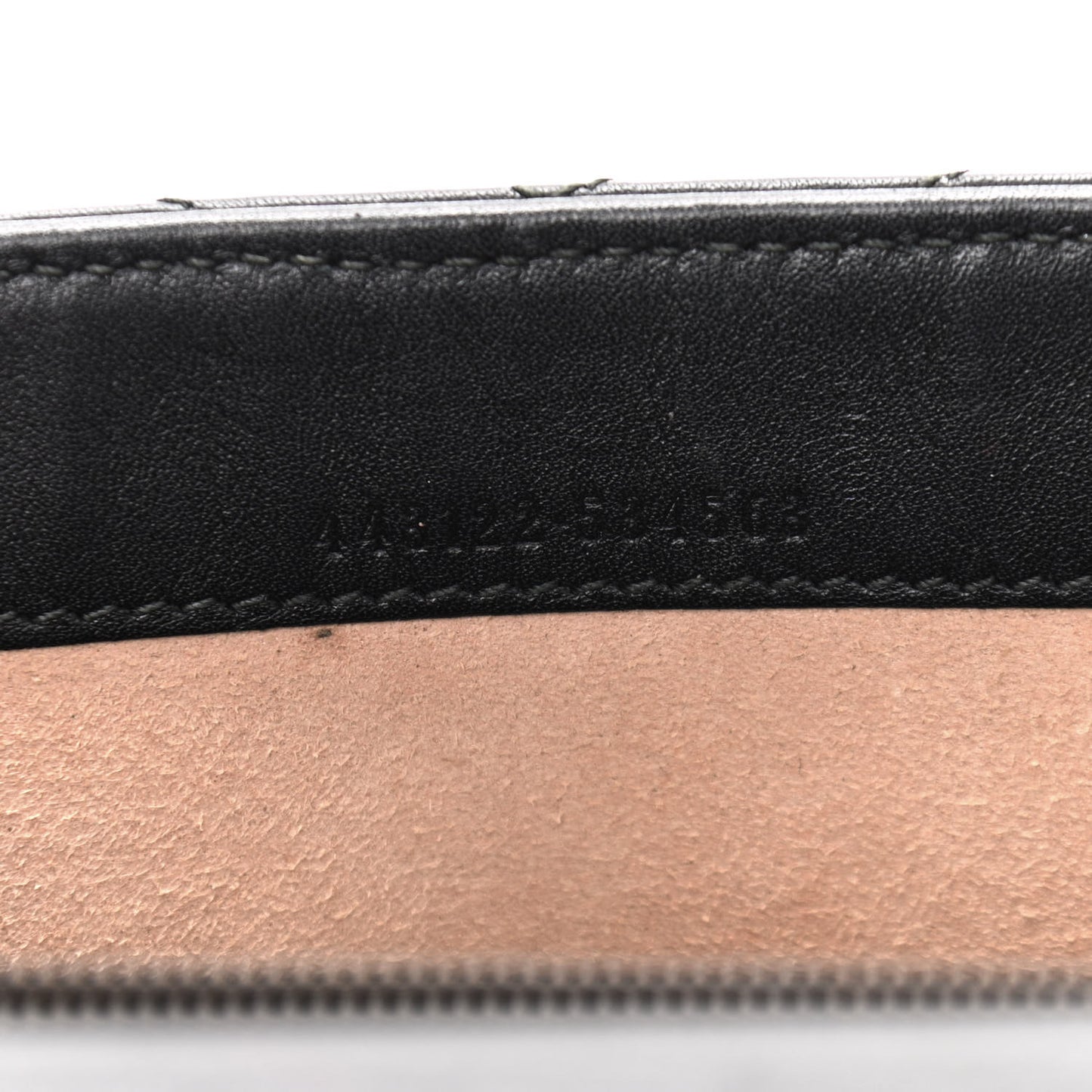 Calfskin Matelasse Mini GG Marmont Chain Wallet Black