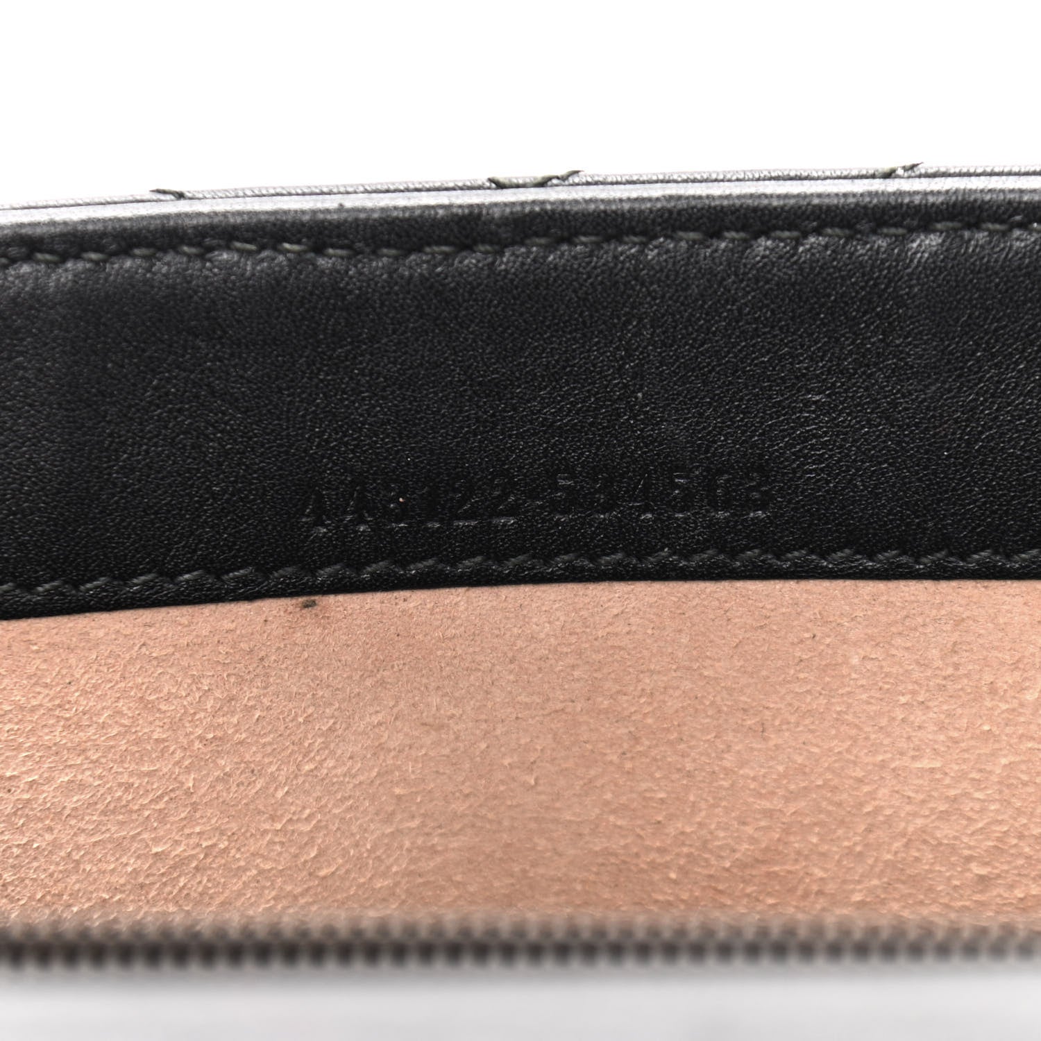 Gucci Calfskin Matelasse Mini GG Marmont Chain Wallet Black 6 of 9