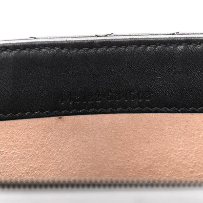 Gucci Calfskin Matelasse Mini GG Marmont Chain Wallet Black 6 of 9