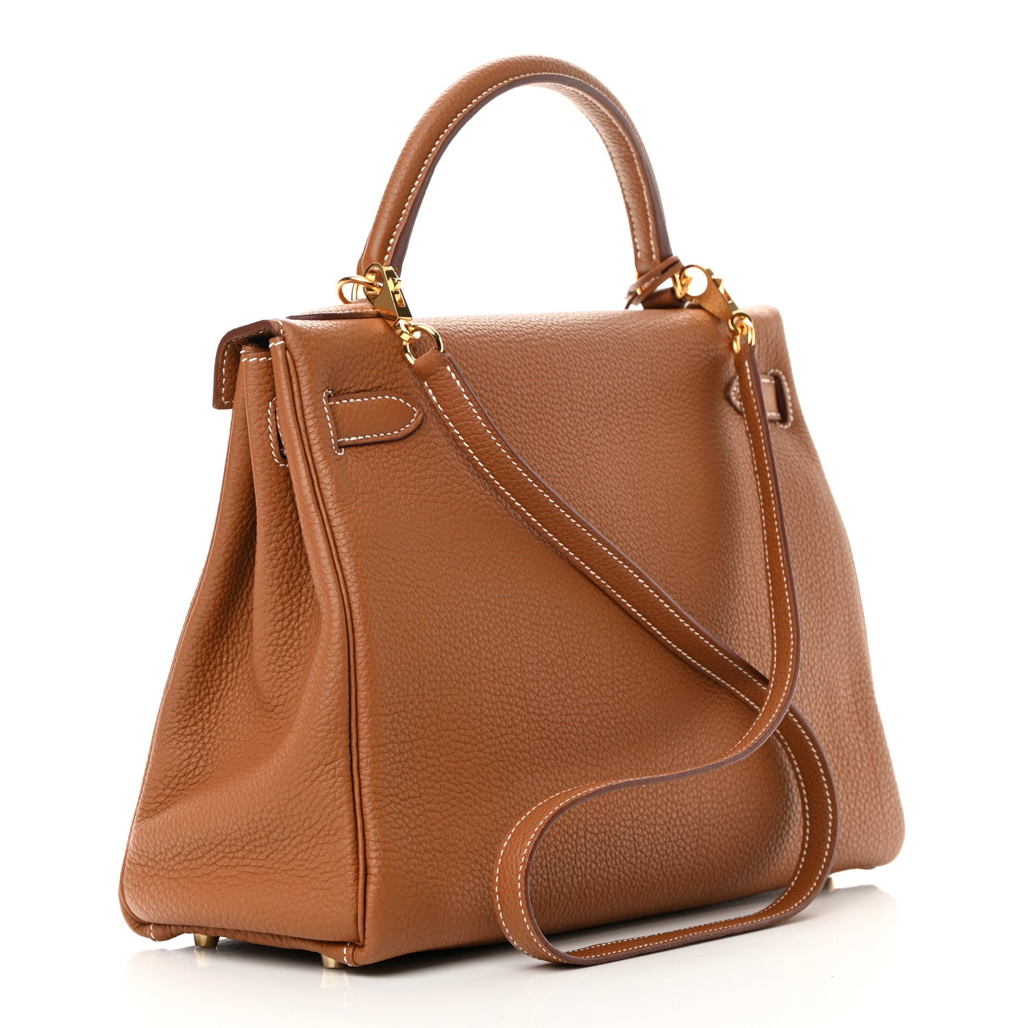 Hermes Togo Kelly Retourne 32 Gold 3 of 15