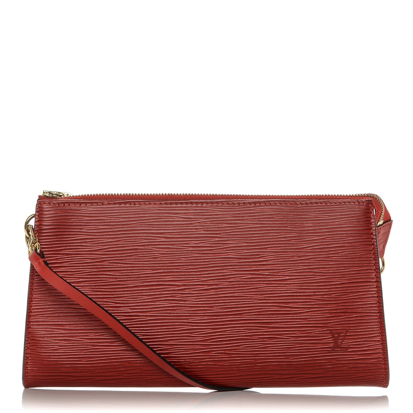 Epi Pochette Accessories 24 Castillan Red